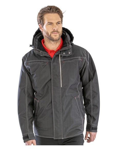 RES-R326X-Denim Texture Rugged Jacket 2